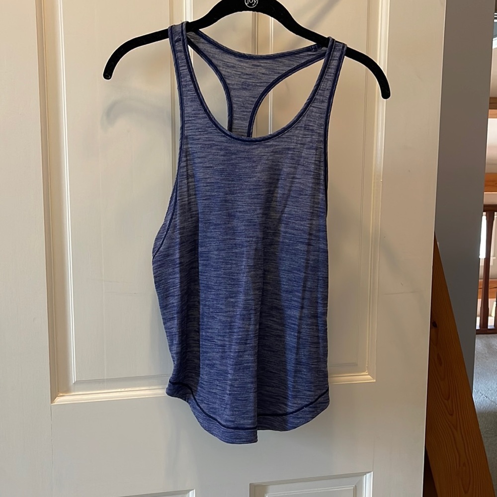 Lululemon Blue heather tank top